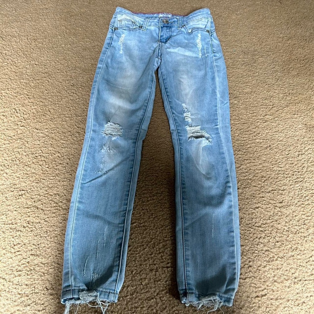 Gogo jeans, USA size double zero light blue, jeans super cute.